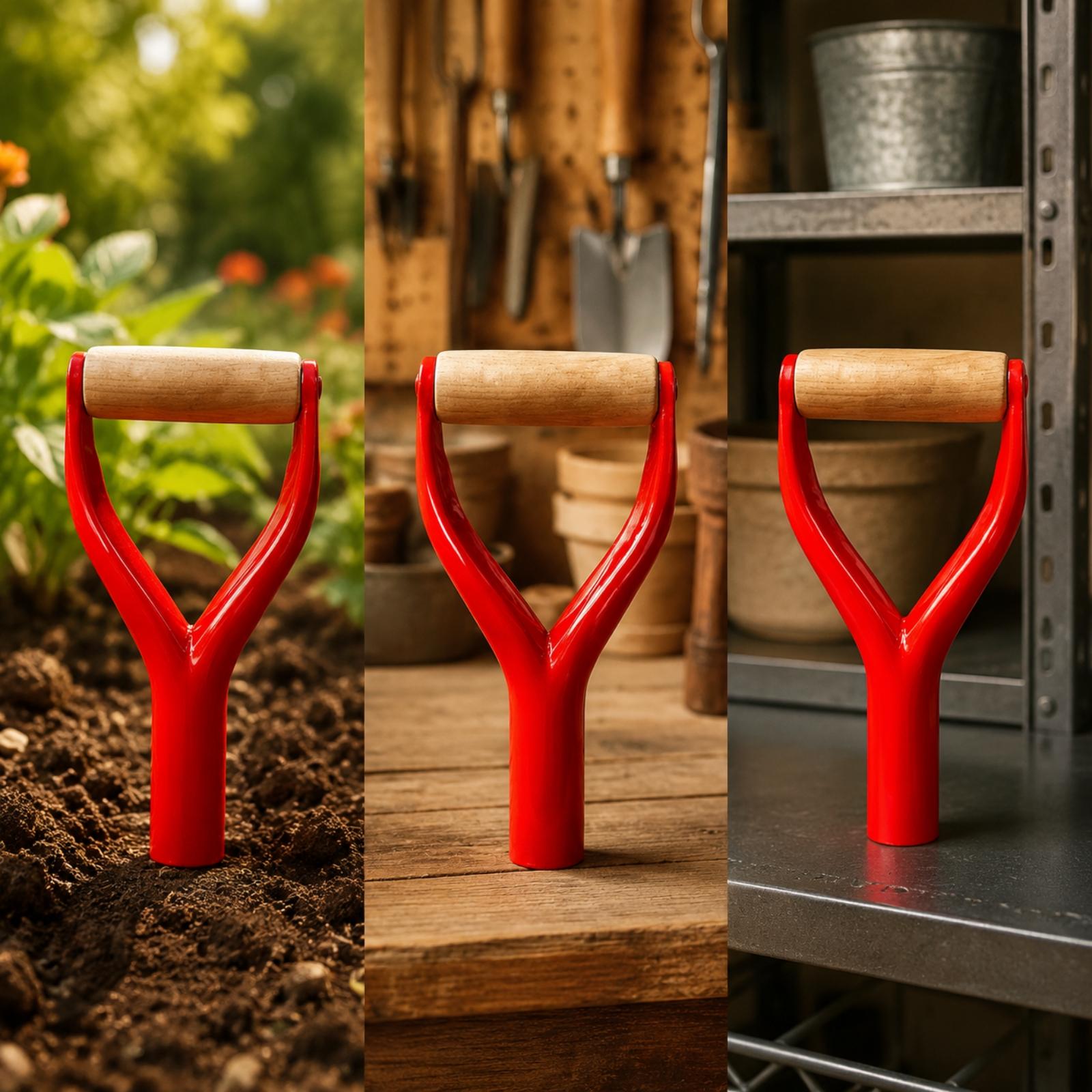 Spade Digging Fork - مقبض بديل لمجرفة يدوية مزدوجة، مقبض