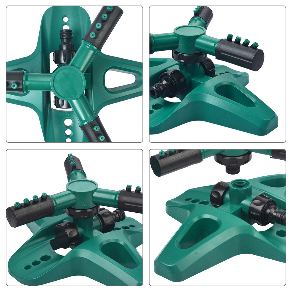رشاش أوتوماتيكي دوار 360 درجة  - مراجعة Gardening Tools Vegetables وسعره